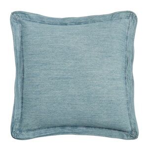 2 / Pottery Barn Soft Washed Denim Euro Shams
